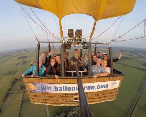 Ballonvaart Apeldoorn naar Raalte op 15 augustus